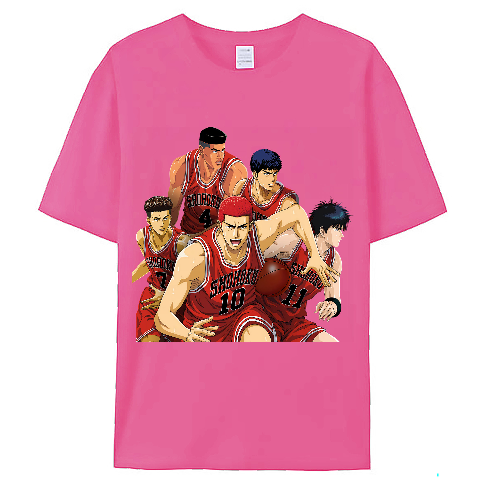（画像用） SLAM DUNK／スラムダンク レディースカジュアルプリントTシャツ（綿100％）